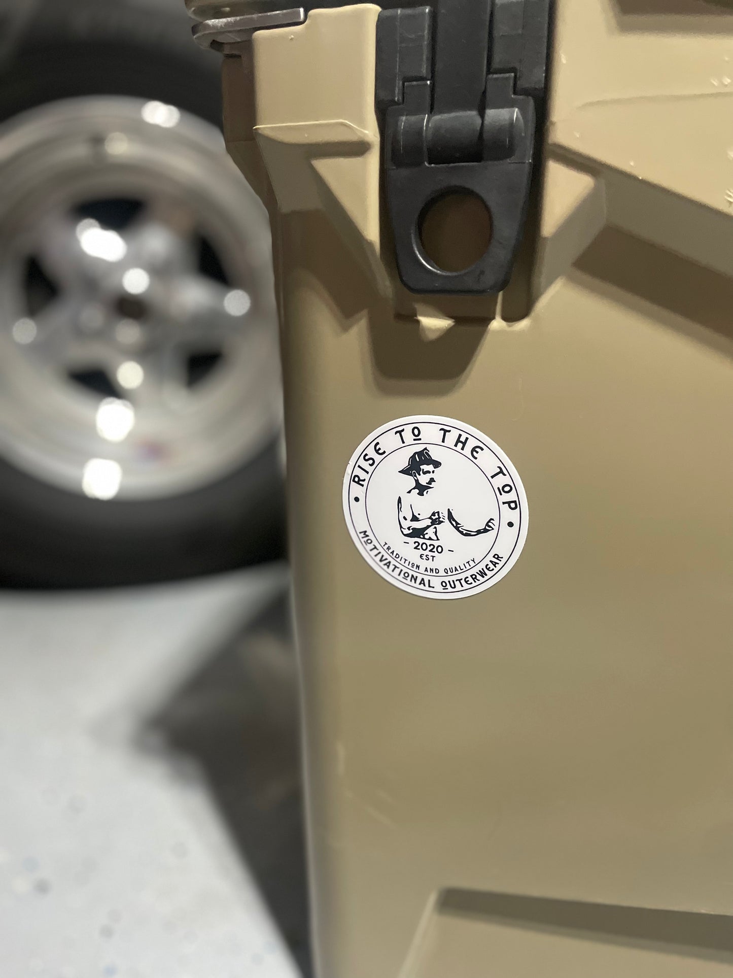 Rise To The Top Logo Sticker