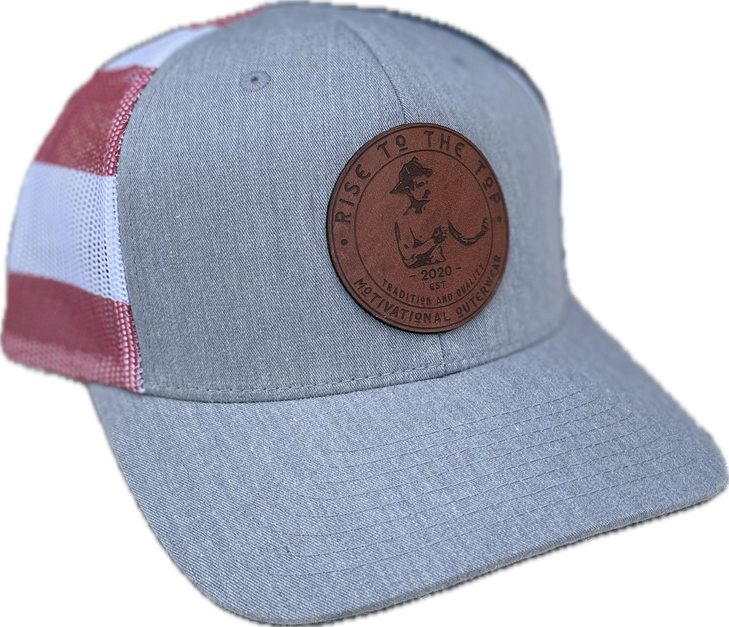 Trucker Hat with Leather Patch