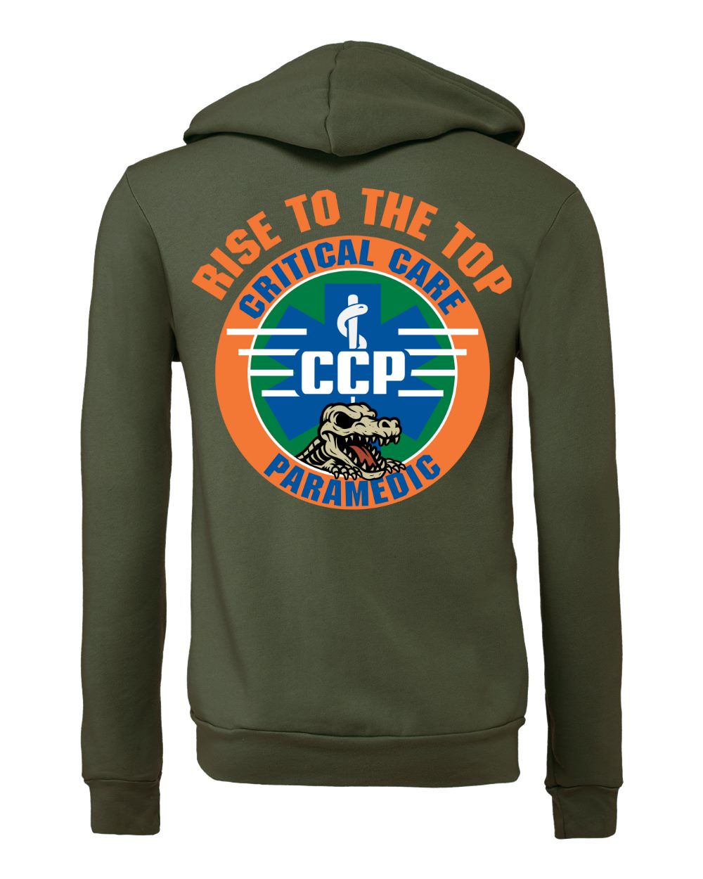 Critical Care Paramedic Zip Up Hoodie