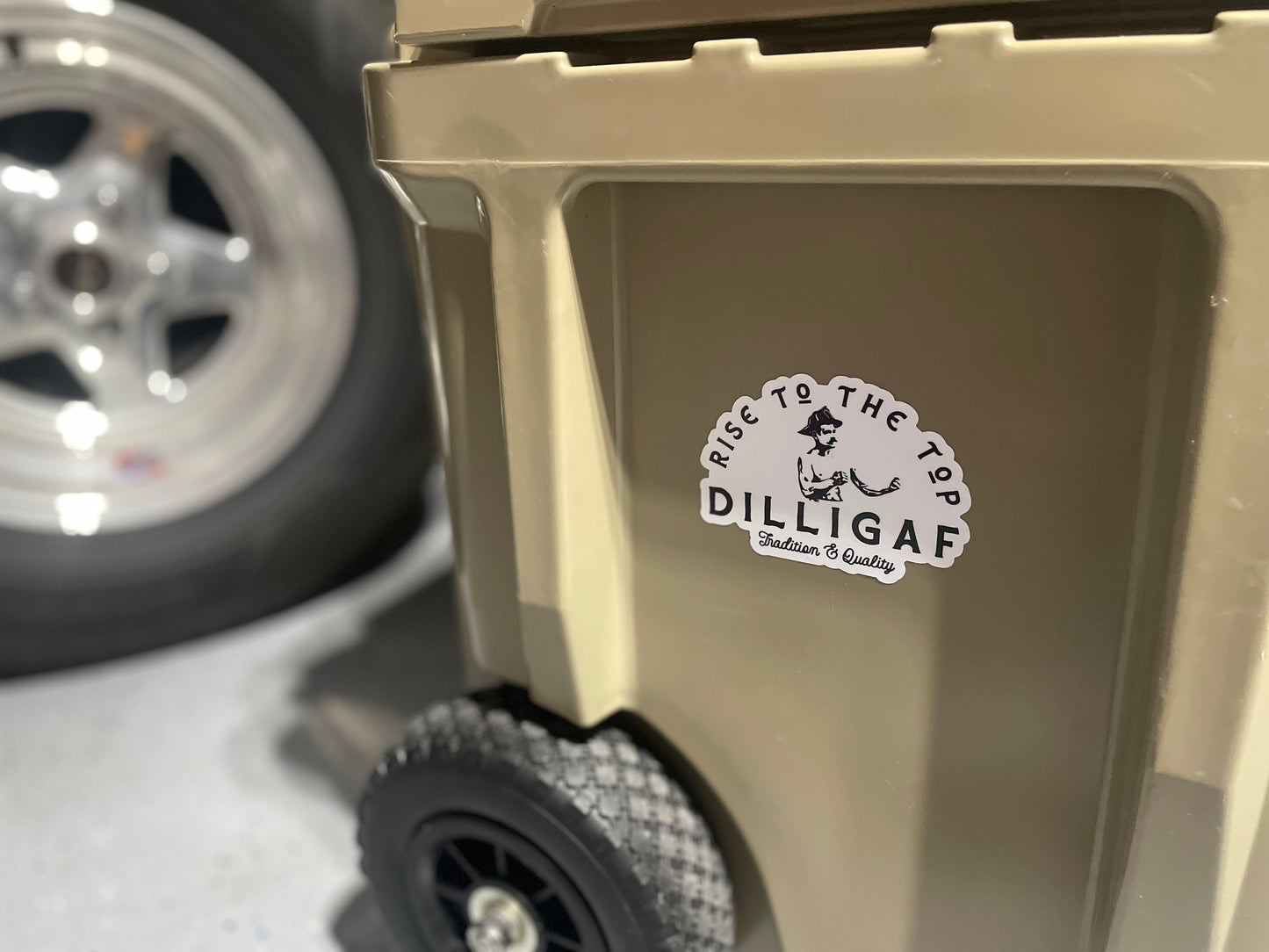 "DILLIGAF" STICKER
