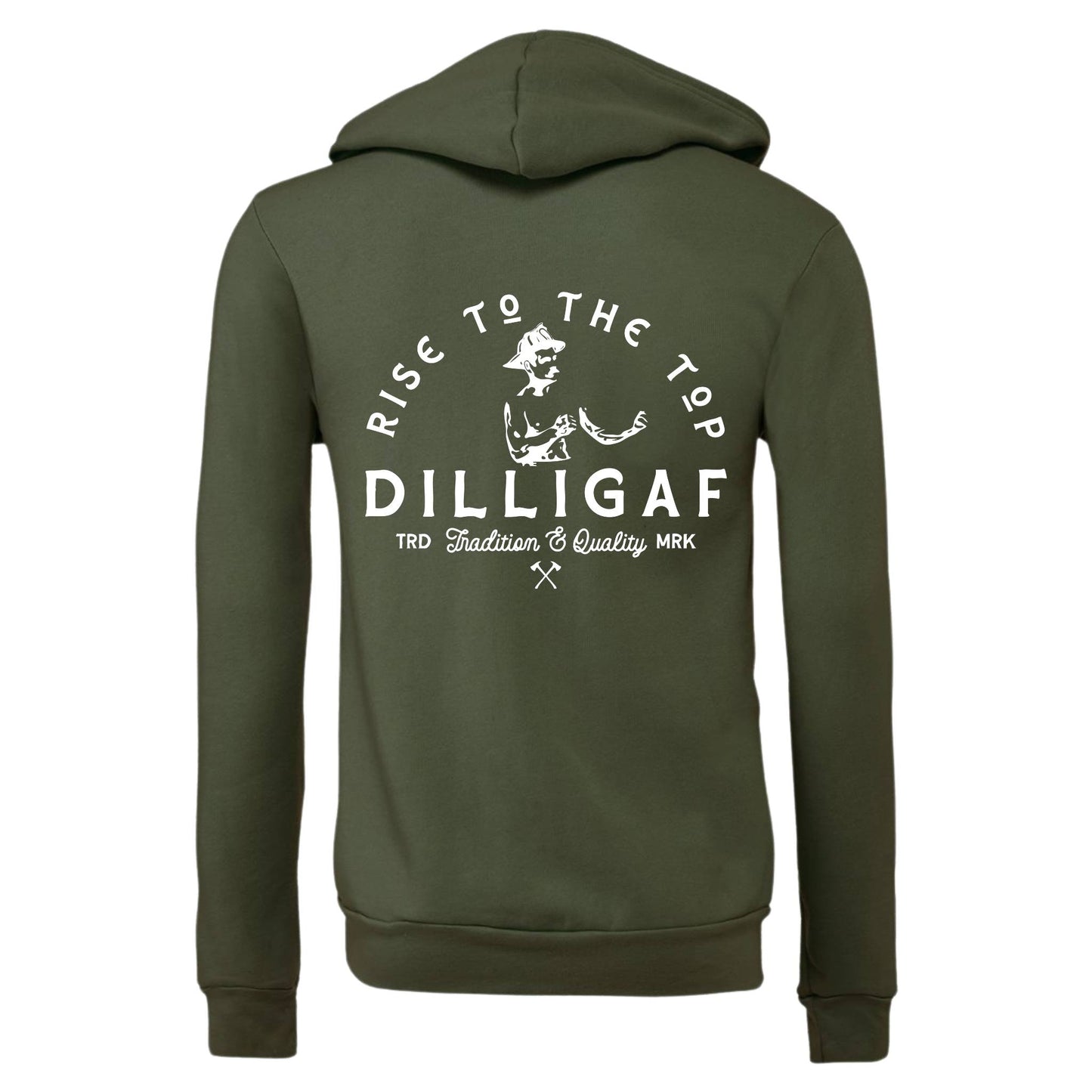 "DILLIGAF" Zip Up Hoodie